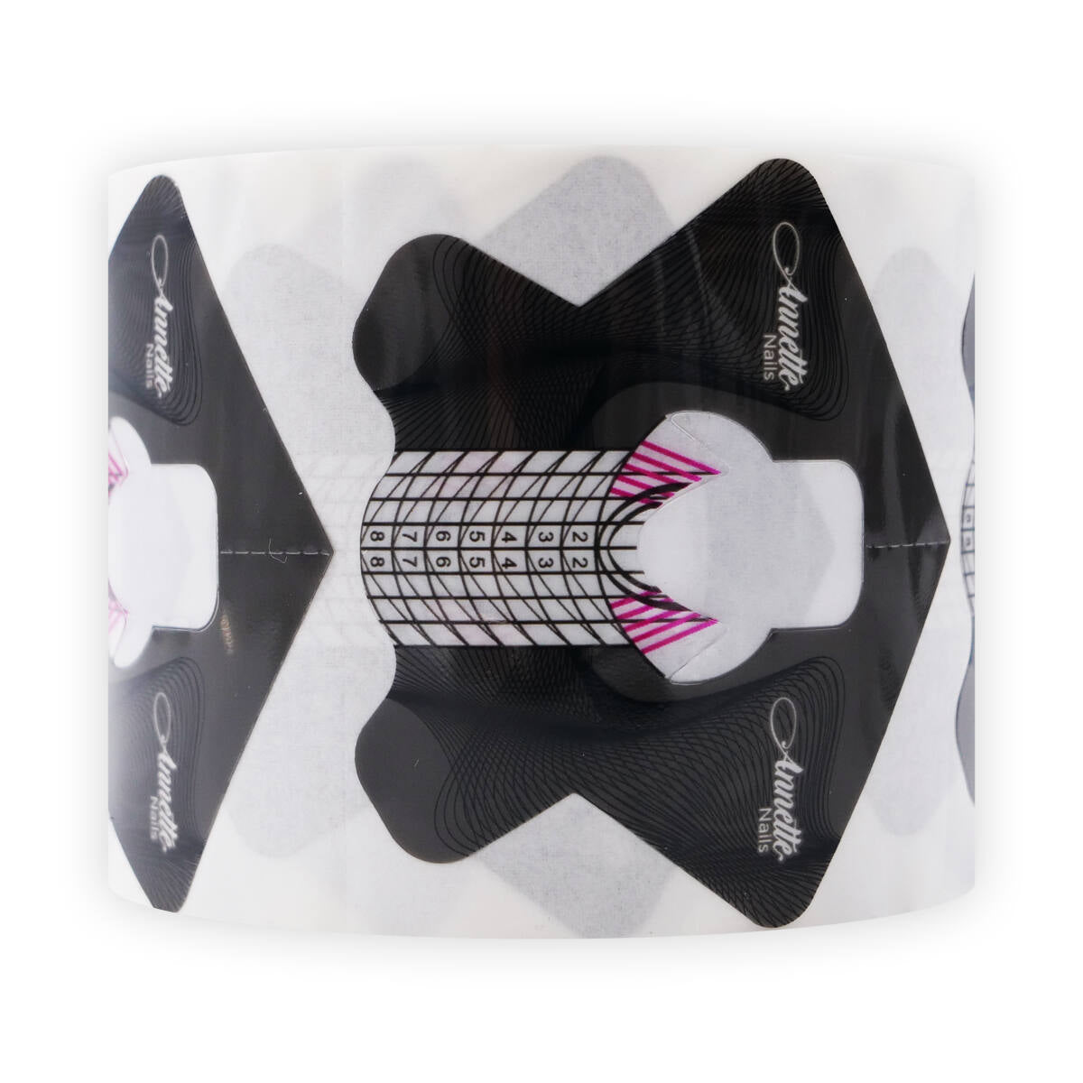 Șabloane AnnetteNails 500 buc / rolă din plastic – transparente