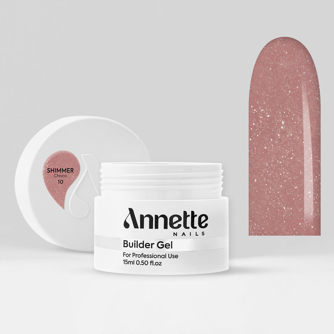 Gel Constructie Shimmer Choco - 15ml Annette Nails GBS-10-15