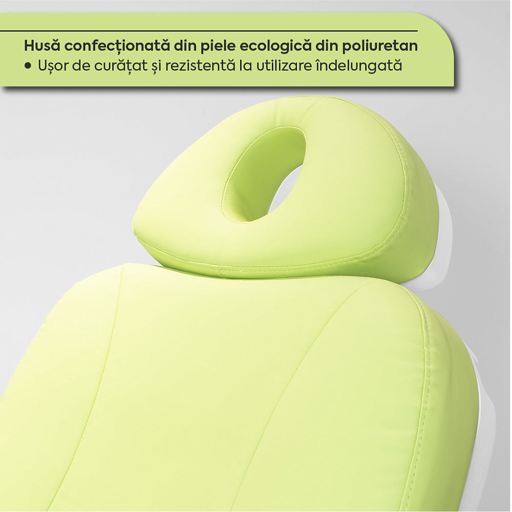 Pat Cosmetica Electric 4 Motoare + Scaun Hidraulic Tehnician - Verde Lime
