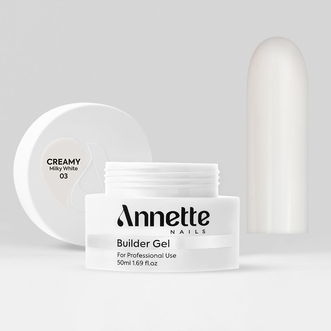 Gel Constructie Creamy Milky White - 50ml Annette Nails GBC-03-50