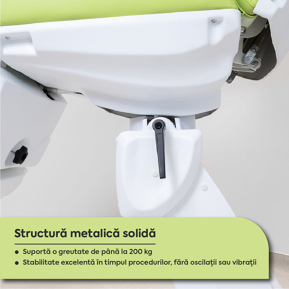 Pat Cosmetica Electric 4 Motoare + Scaun Hidraulic Tehnician - Verde Lime