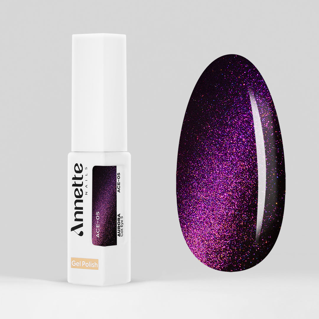 Oja Semipermanenta Aurora Cat Eye 5 ACE-05 - 8ml Annette Nails