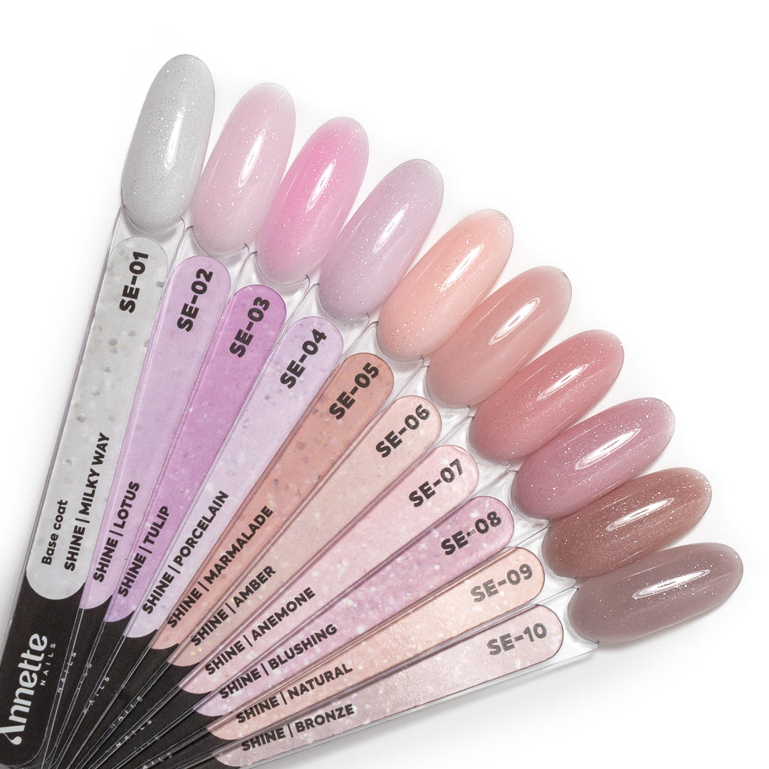 Baza Rubber Shine Amber - 12ml Annette Nails SE-06