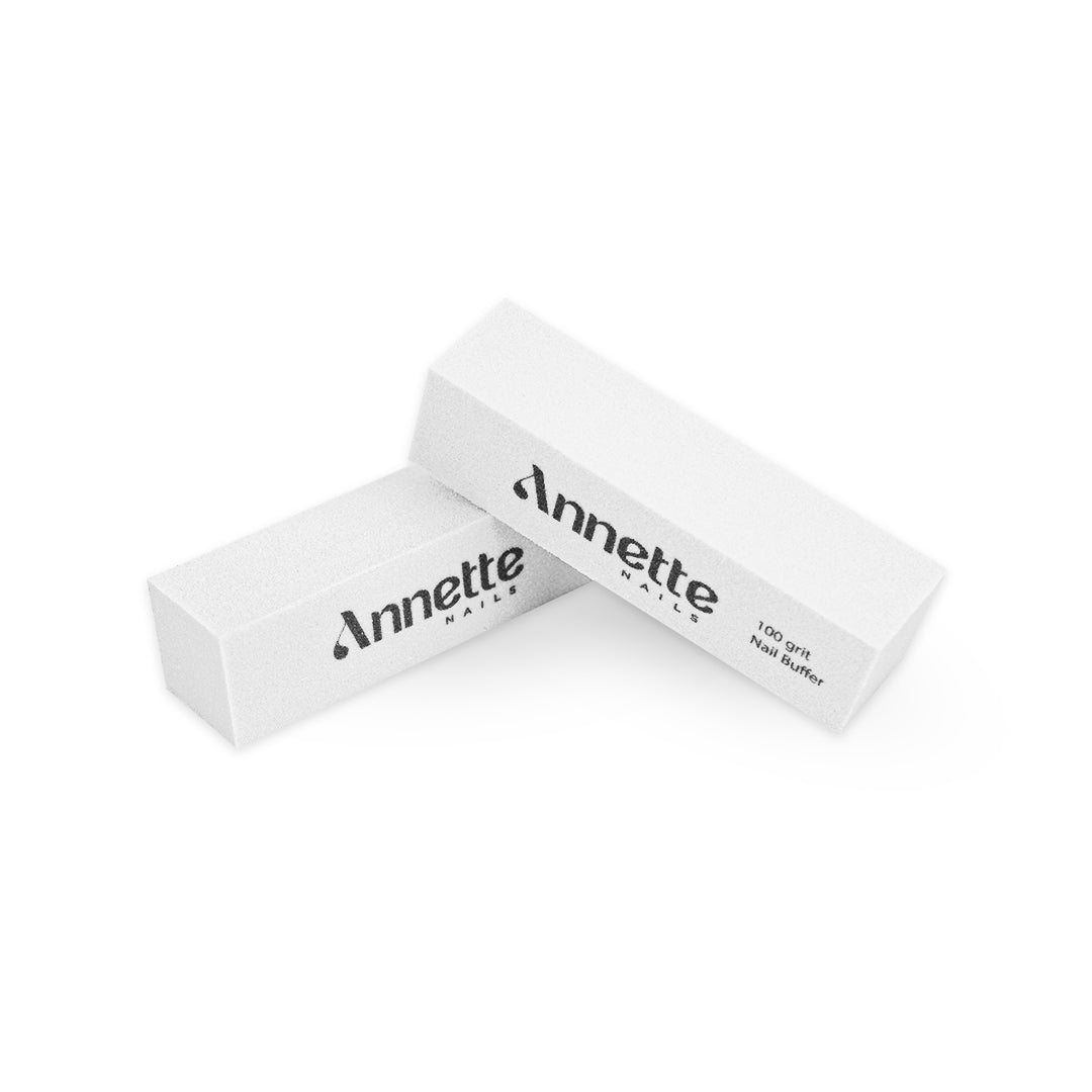 Buffer Unghii 100 grit Alb Annette Nails PBF-01-100W