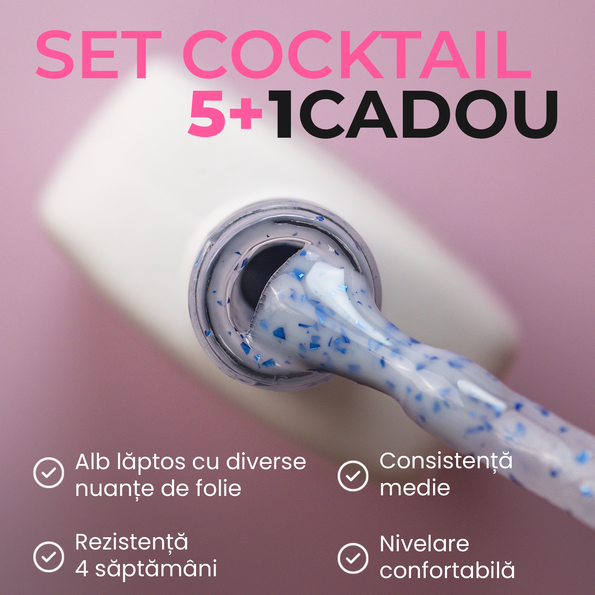 Colecția de baze rubber AnnetteNails COCKTAIL 5+1 GRATUIT