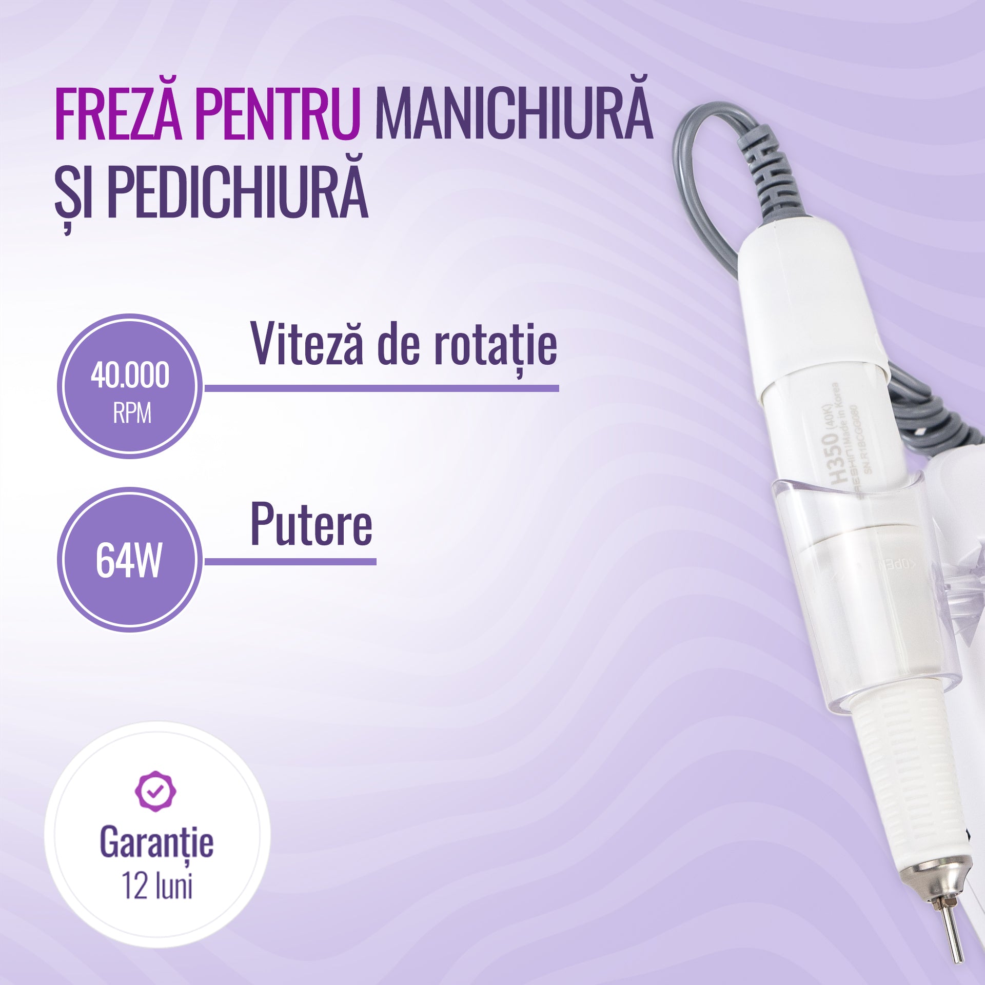 Freza Saeshin Brillian B350 + Mandrină H350