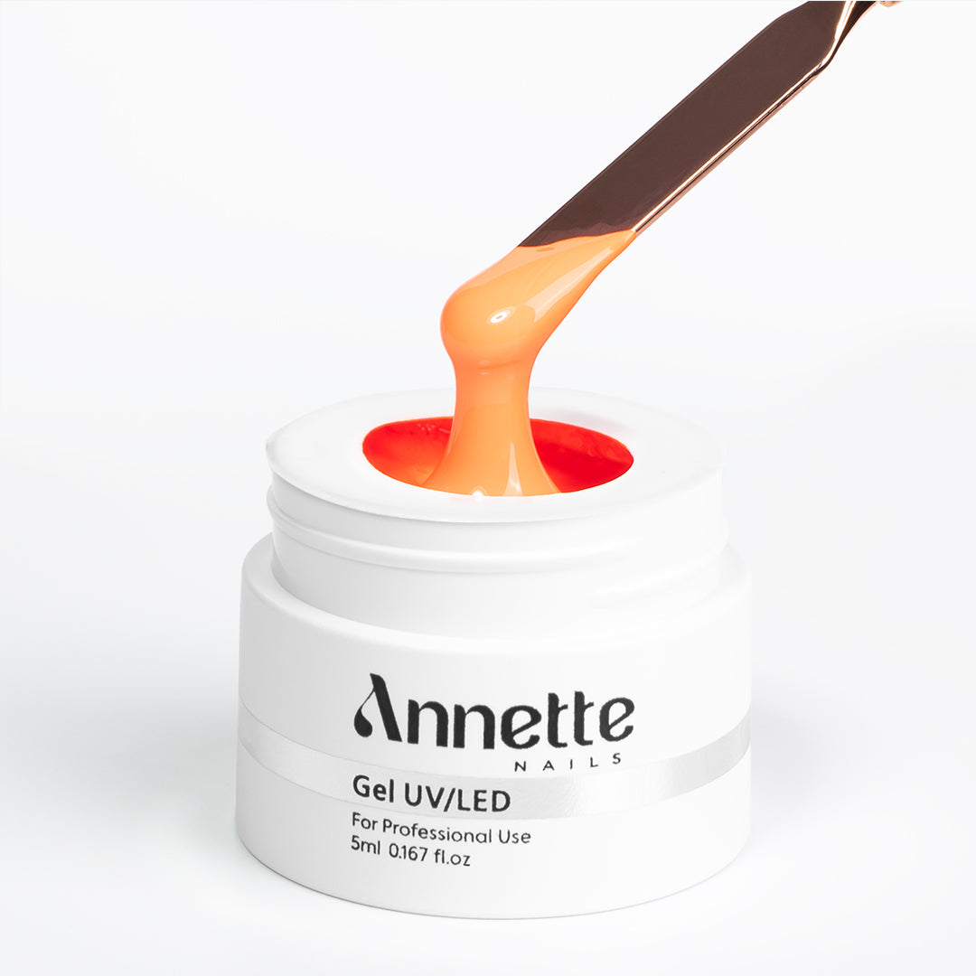 Paint Gel Solid Neon Orange 08 Wipe - 5ml Annette Nails GPS-08