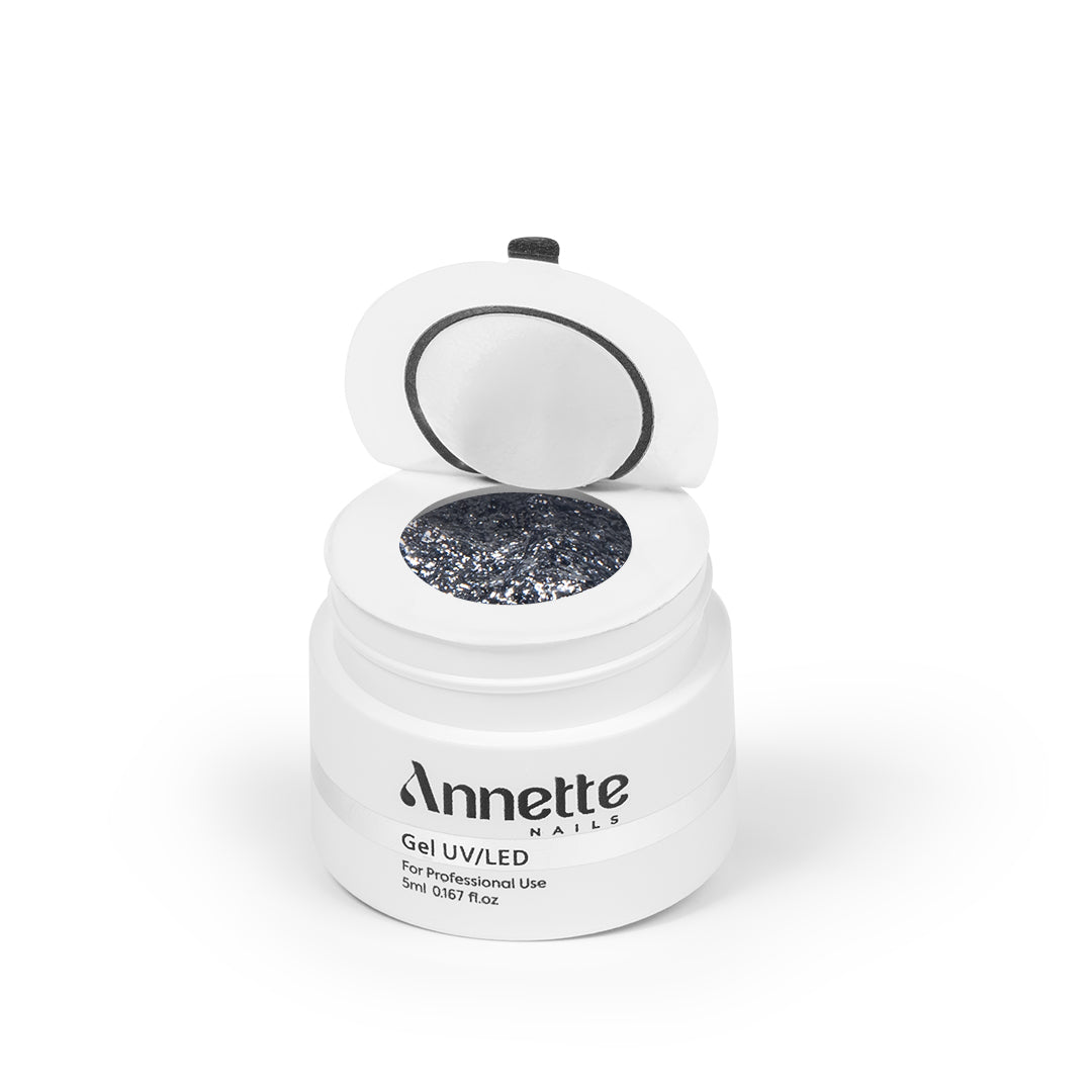 Paint Gel Platinum Silver 01 Wipe - 5ml Annette Nails GPP-01