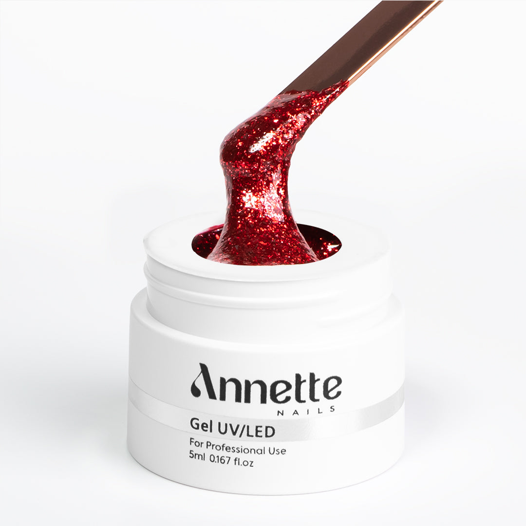 Paint Gel Platinum Red 04 Wipe - 5ml Annette Nails GPP-04