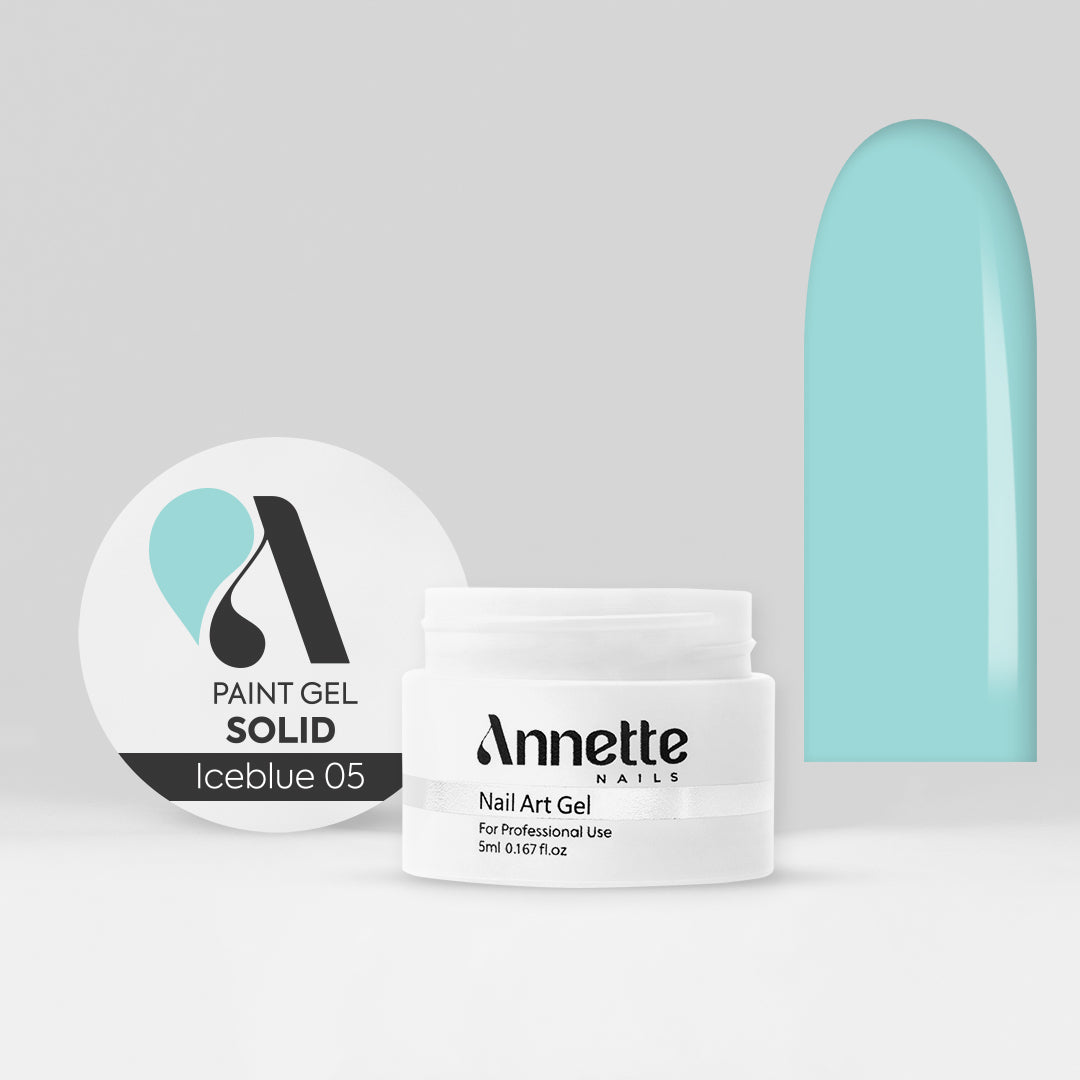 Paint Gel Solid Iceblue 05 Wipe - 5ml Annette Nails GPS-05