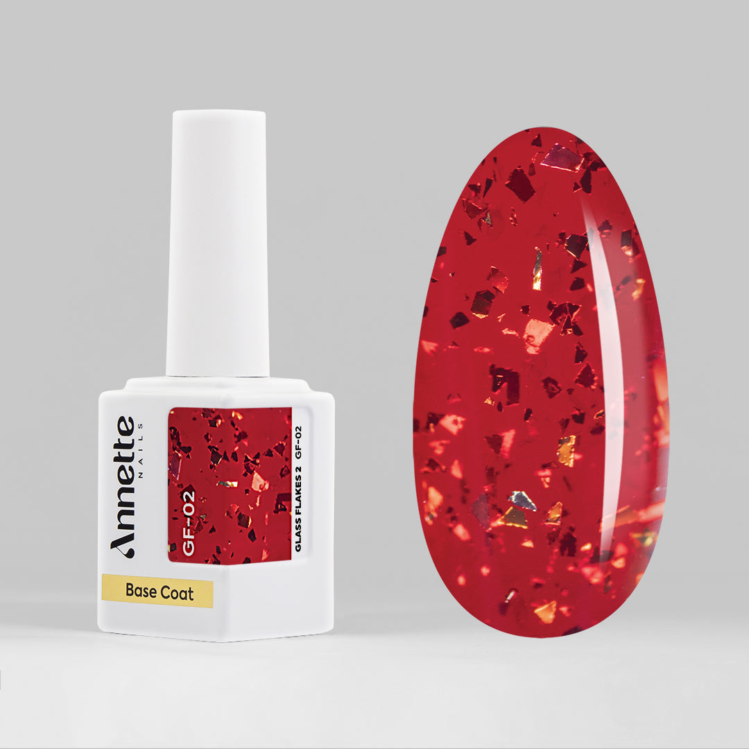 Baza Rubber Glass Flakes 2 - 12ml Annette Nails GF-02