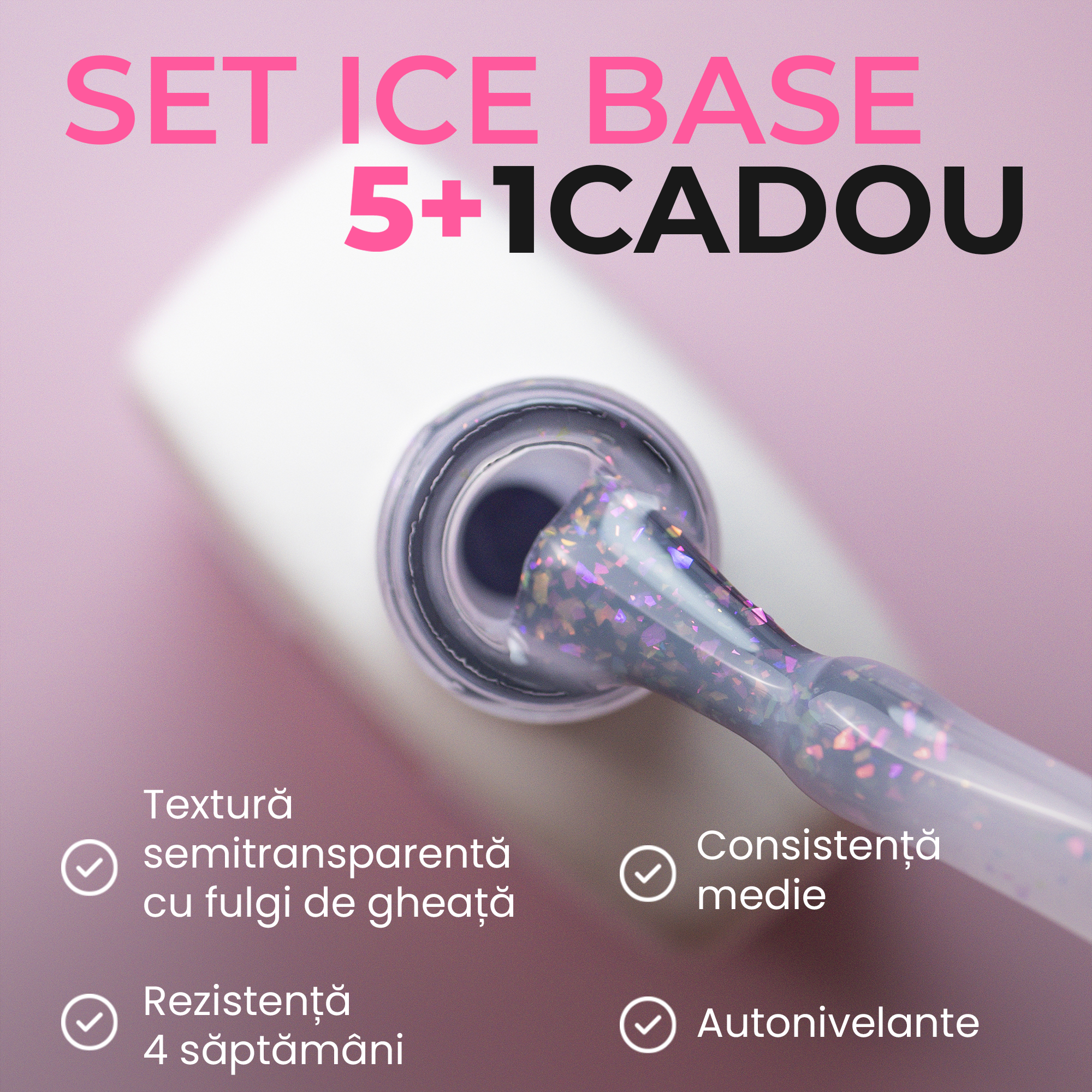Colecția de baze rubber AnnetteNails ICE 5+1 GRATUIT