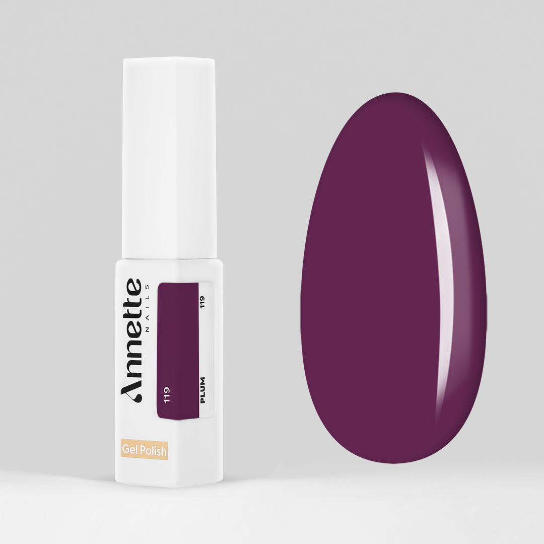 Oja Semipermanenta Lipstick Plum 119 - 8ml Annette Nails