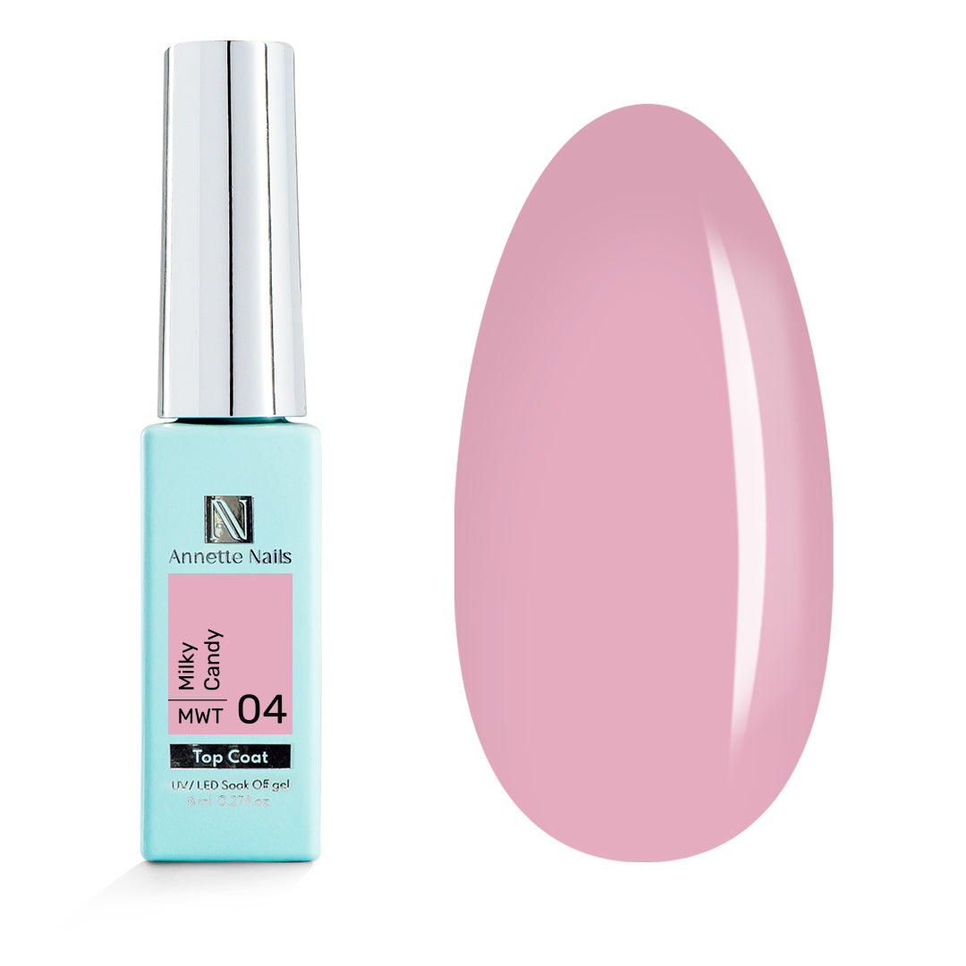 Top Coat Milky Candy MWT-04 - 8ml Annette Nails