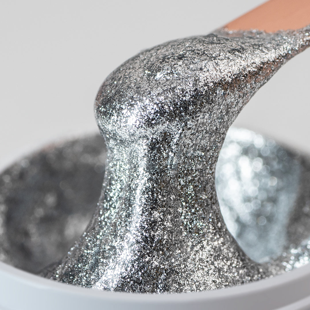 Paint Gel Metallic Silver 01 Wipe - 5ml Annette Nails