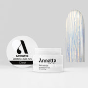Chrome Modelling Gel Clear No Wipe - 5ml Annette Nails