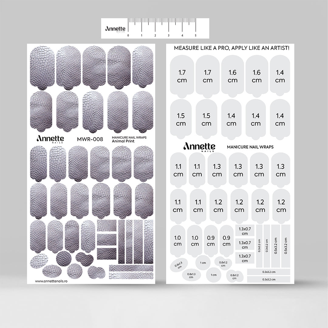Nail Wraps Manichiura Animal Print 8 Annette Nails MWR-008