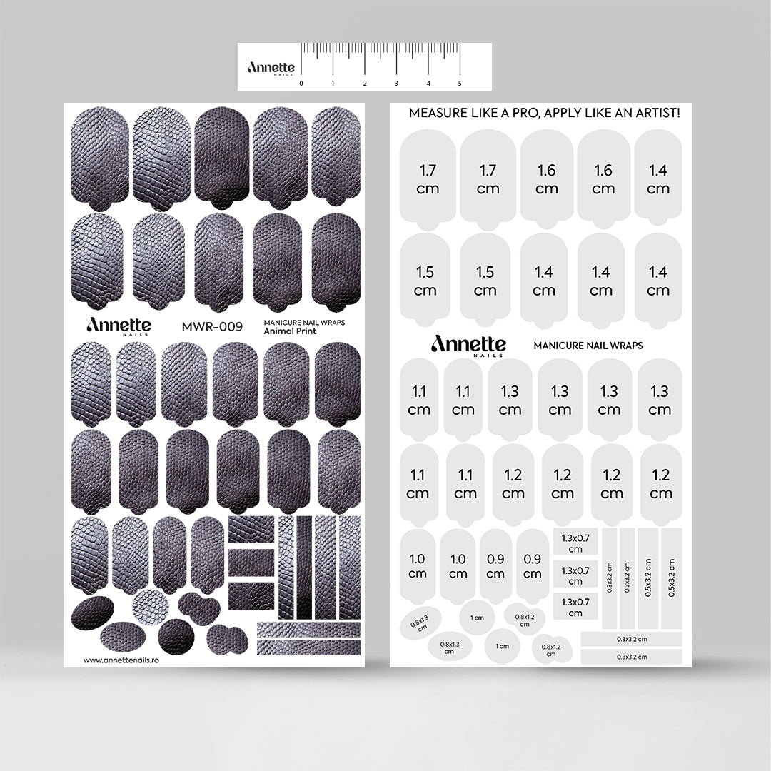 Nail Wraps Manichiura Animal Print 9 Annette Nails MWR-009