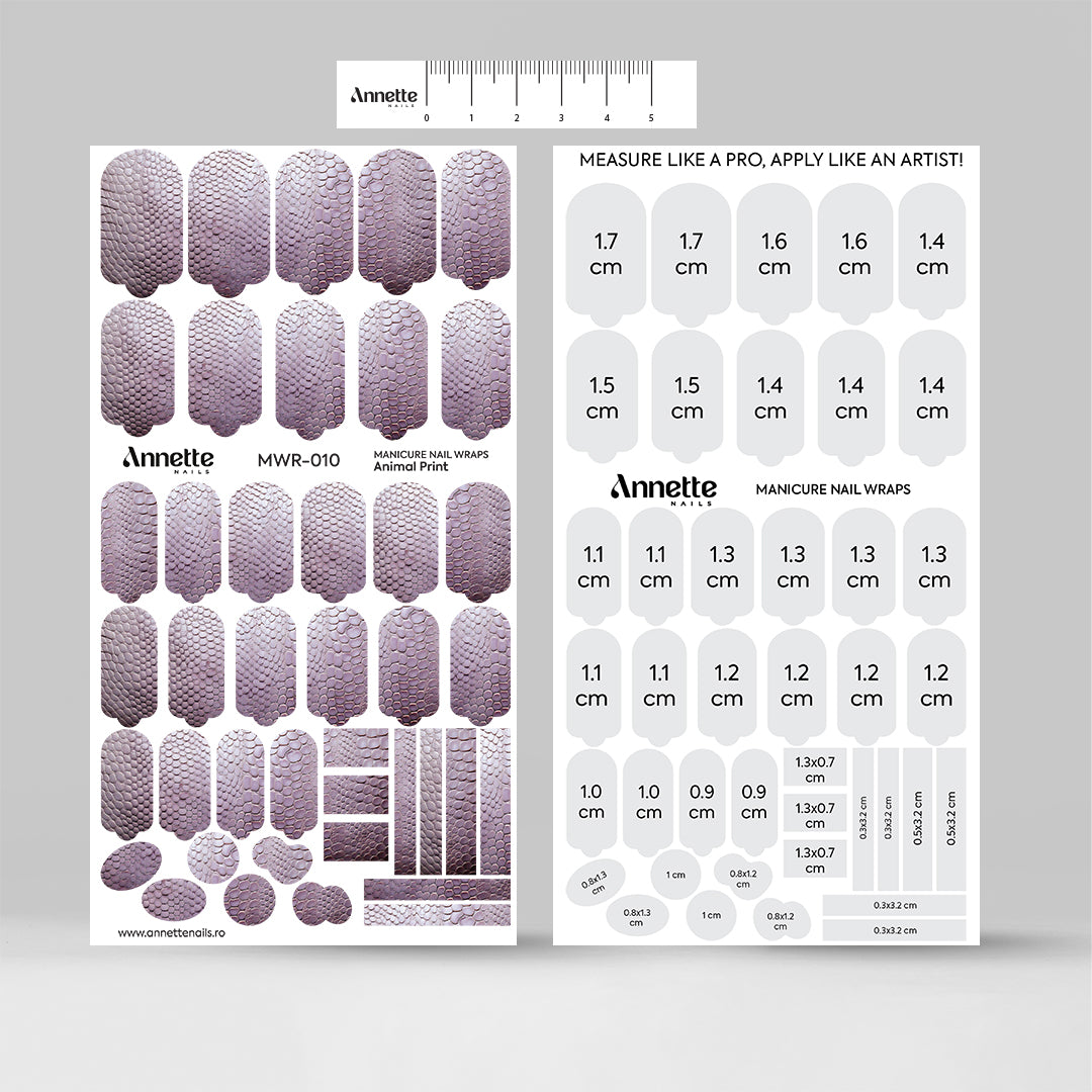 Nail Wraps Manichiura Animal Print 10 Annette Nails MWR-010