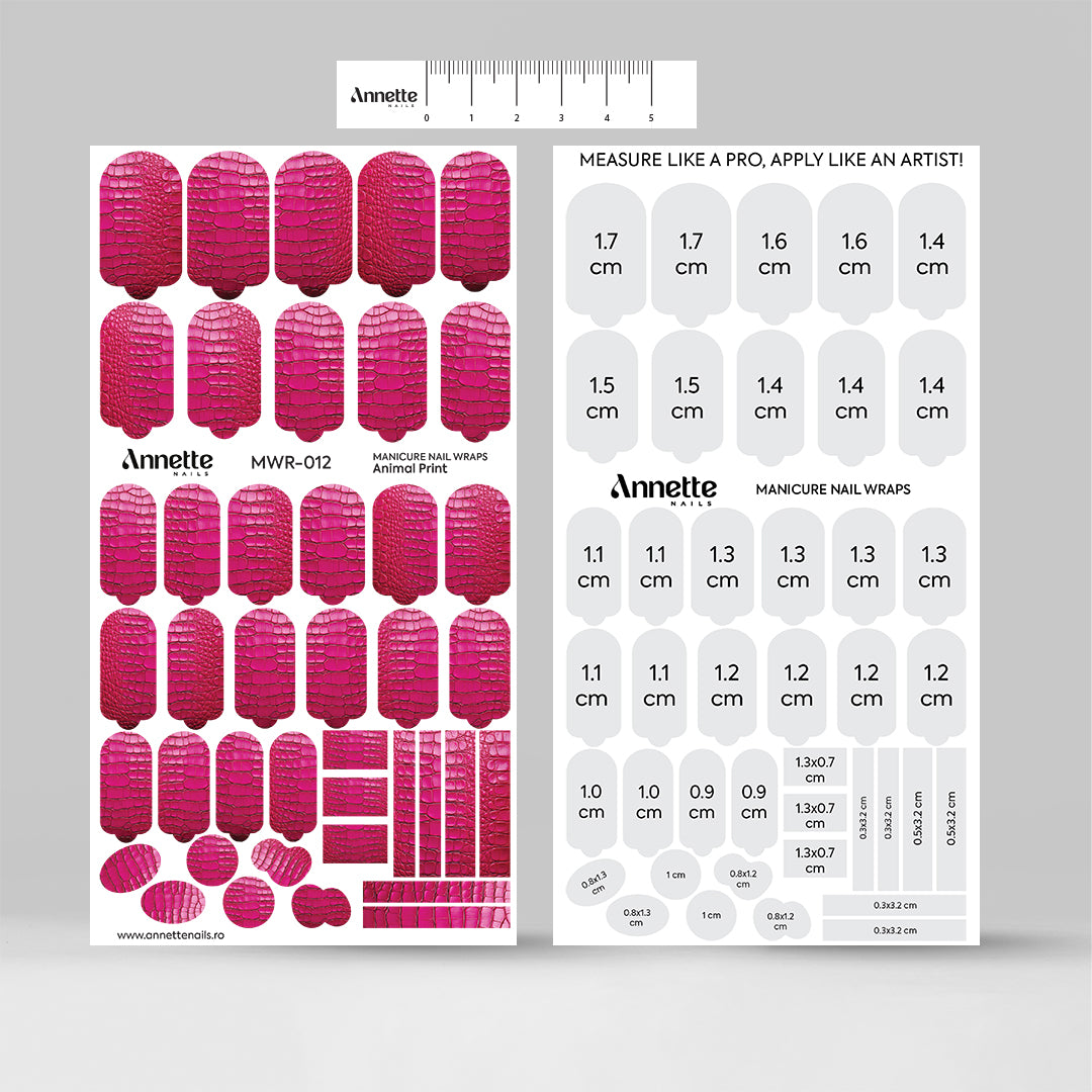 Nail Wraps Manichiura Animal Print 12 Annette Nails MWR-012