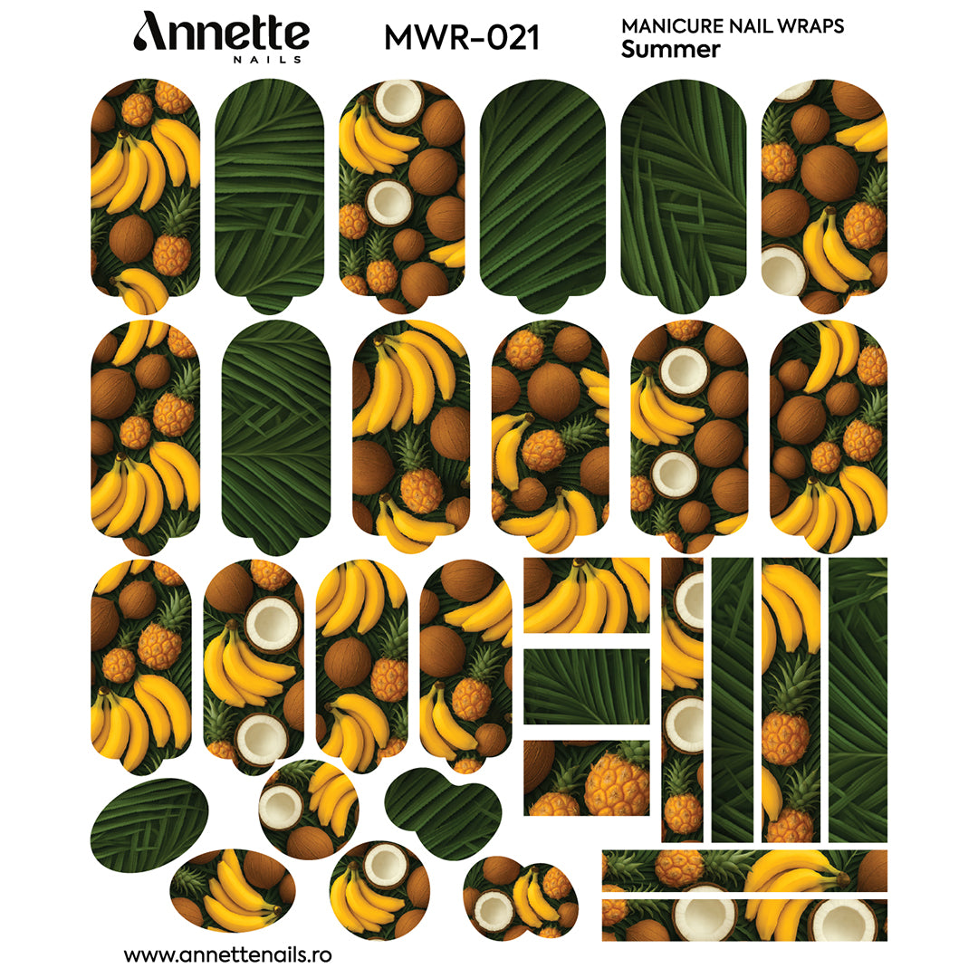 Nail Wraps Manichiura Summer 21 Annette Nails MWR-021