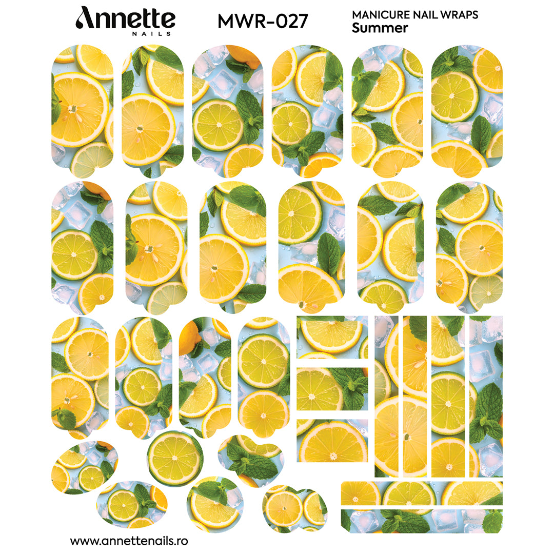 Nail Wraps Manichiura Summer 27 Annette Nails MWR-027