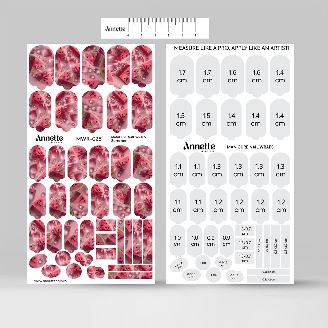 Nail Wraps Manichiura Summer 28 Annette Nails MWR-028