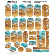 Nail Wraps Manichiura Summer 38 Annette Nails MWR-038
