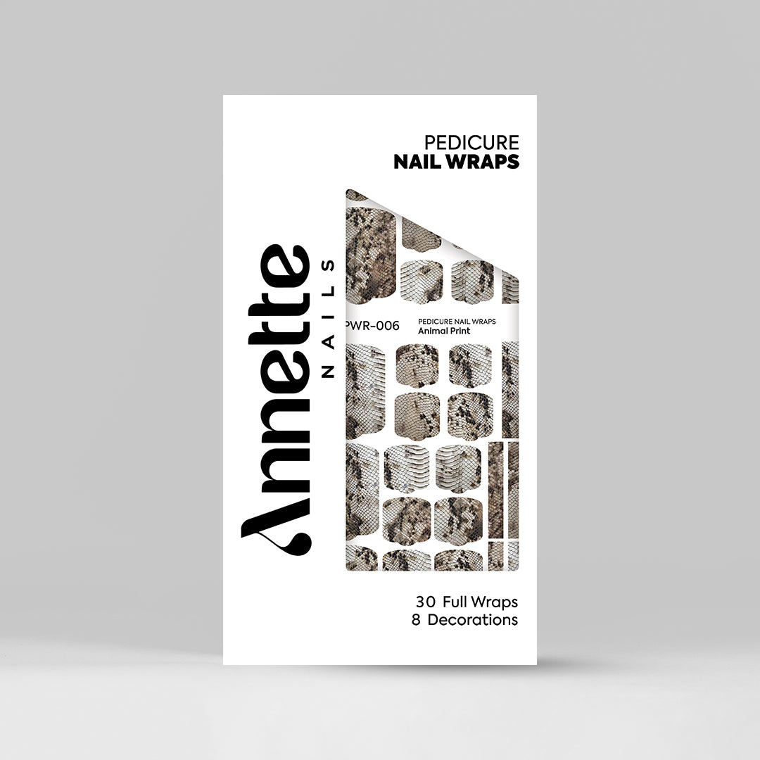 Nail Wraps Pedichiura Animal Print 6 Annette Nails PWR-006
