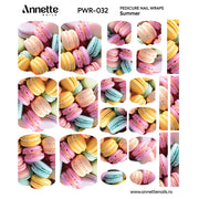 Nail Wraps Pedichiura Summer 32 Annette Nails PWR-032