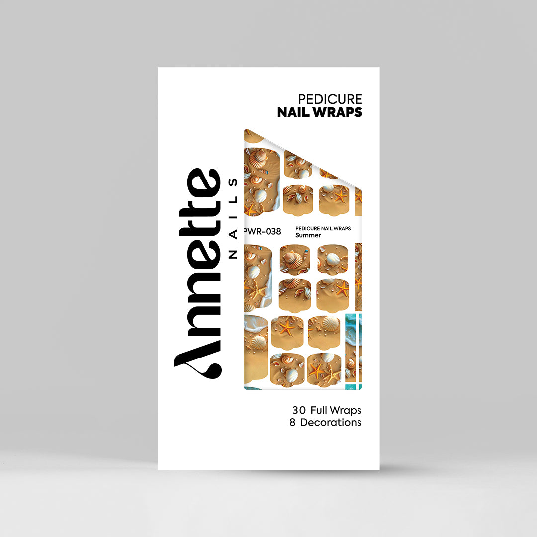 Nail Wraps Pedichiura Summer 38 Annette Nails PWR-038