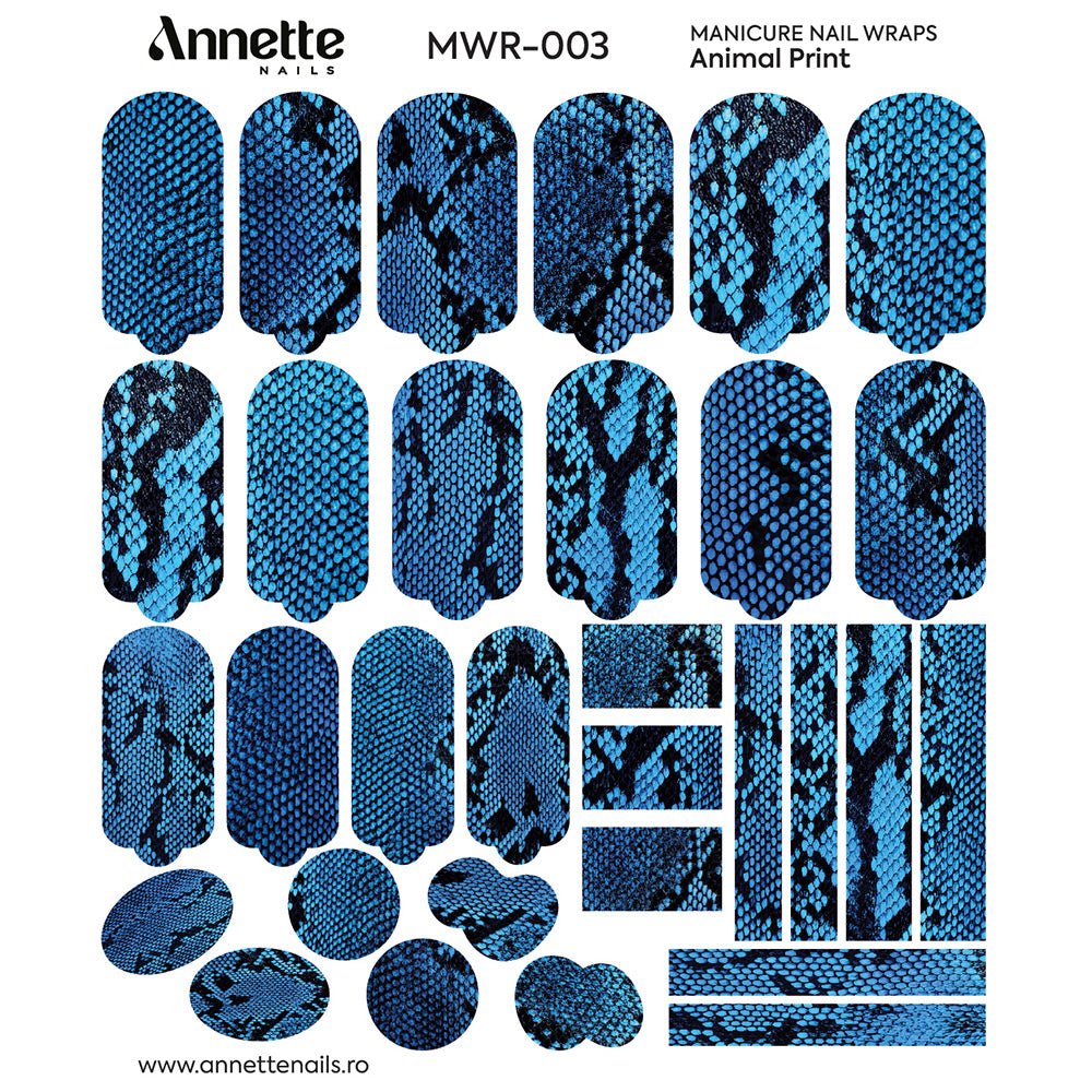 Nail Wraps Manichiura Animal Print 3 Annette Nails MWR-003