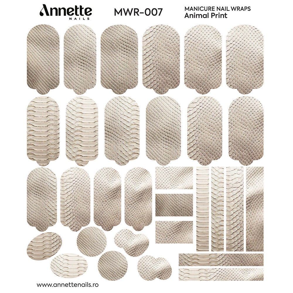 Nail Wraps Manichiura Animal Print 7 Annette Nails MWR-007