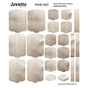 Nail Wraps Pedichiura Animal Print 7 Annette Nails PWR-007