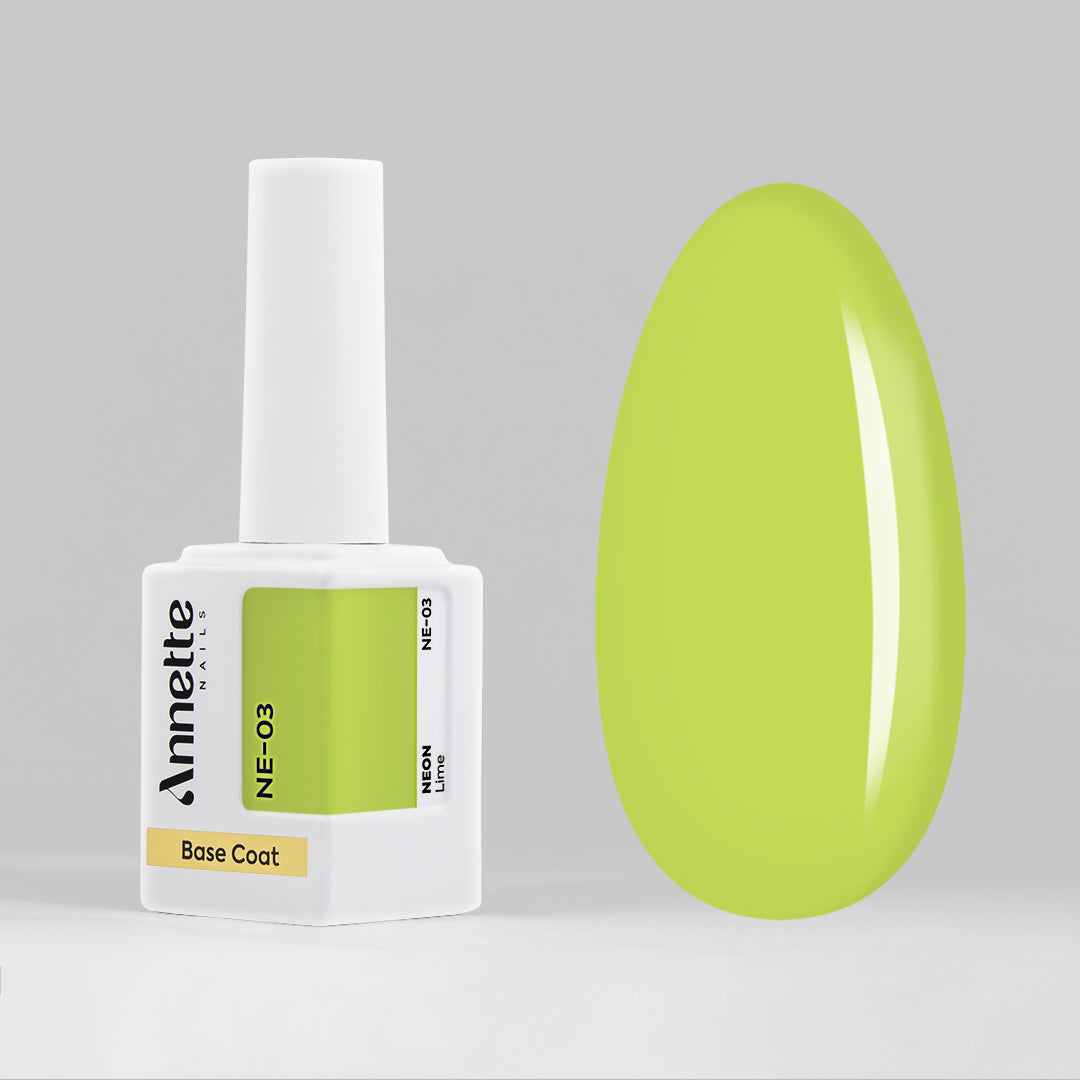 Baza Rubber Neon Lime - 12ml Annette Nails NE-03