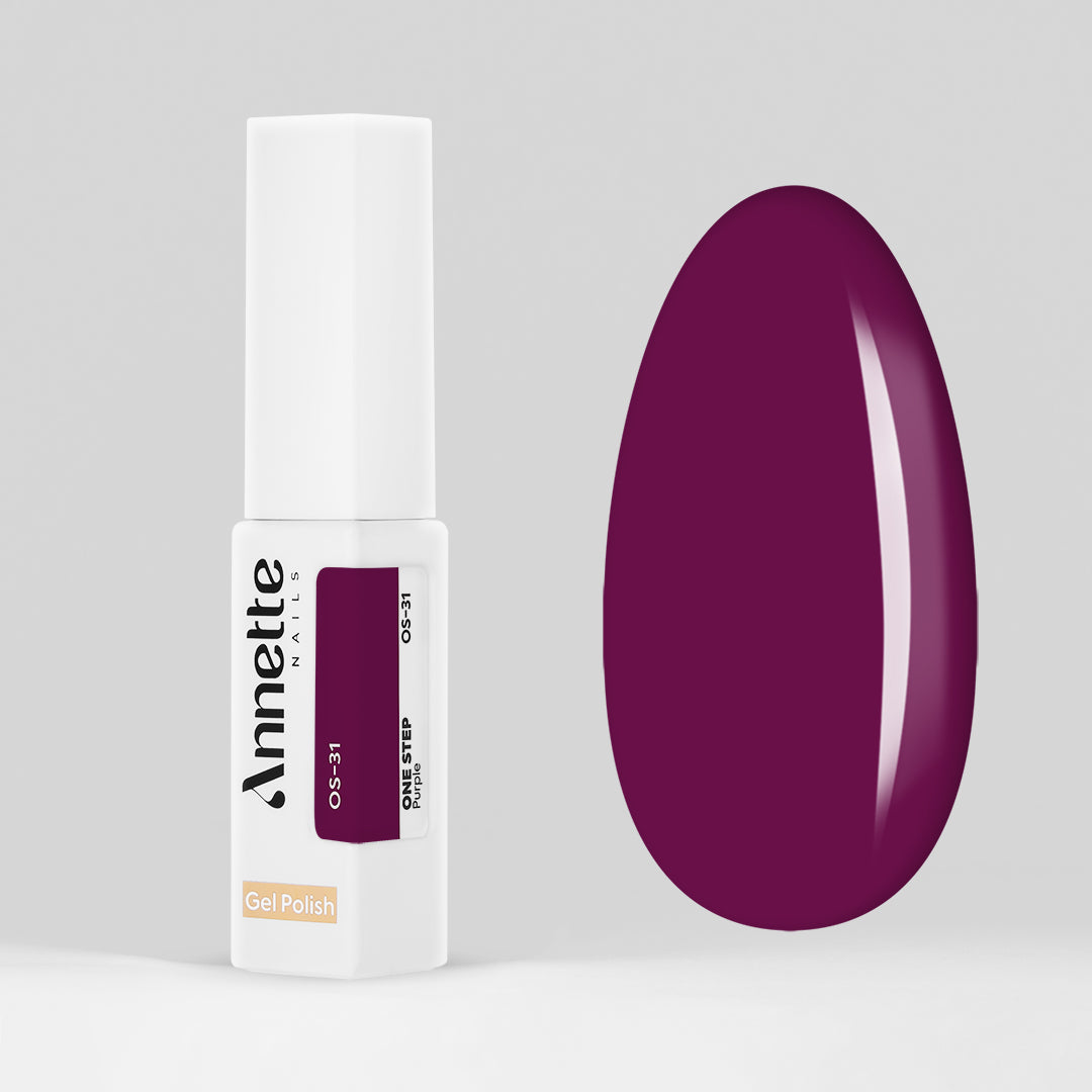 Oja Semipermanenta 3 in 1 One Step Purple - 8ml Annette Nails OS-31