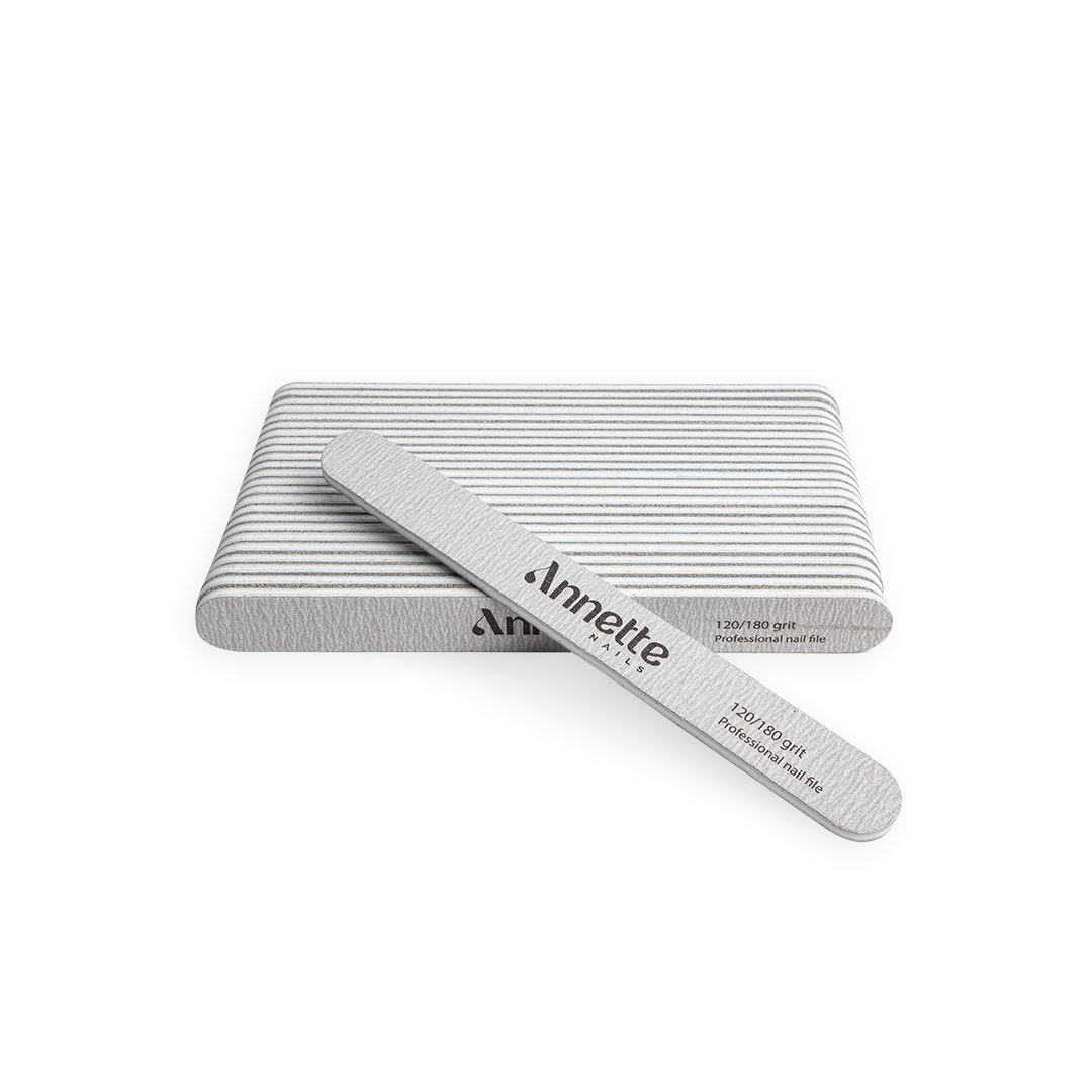 Set Pile Unghii - Ovale, Annette Nails, 25 buc - Zebra, 120/180 grit