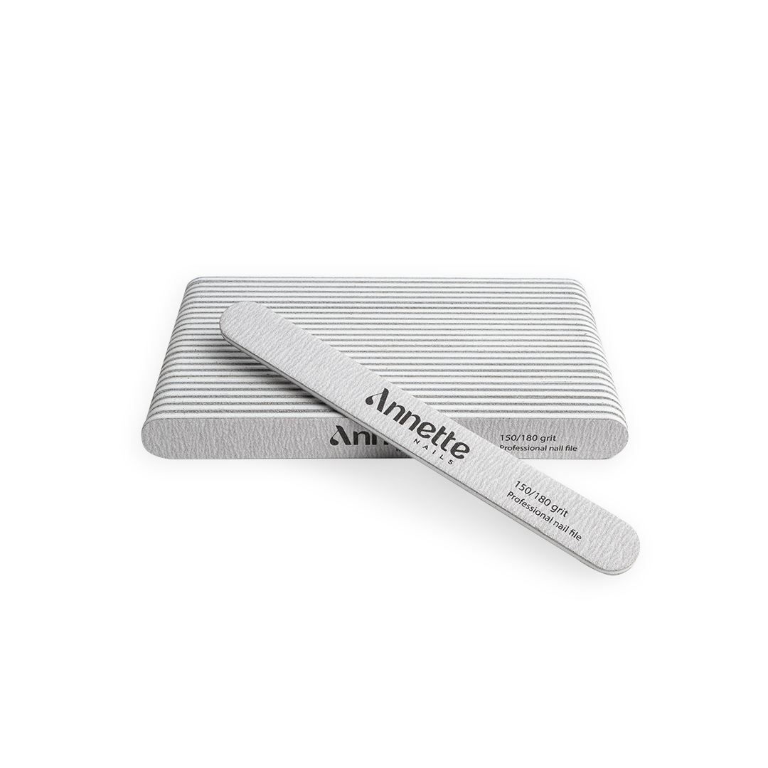 Set Pile Unghii - Ovale, Annette Nails, 25 buc - Zebra, 150/180 grit