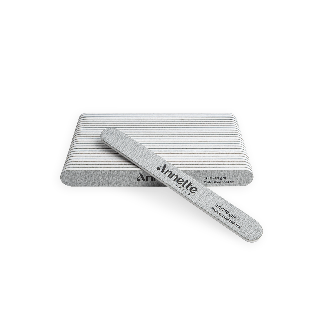 Set Pile Unghii - Ovale, Annette Nails, 25 buc - Zebra, 180/240 grit