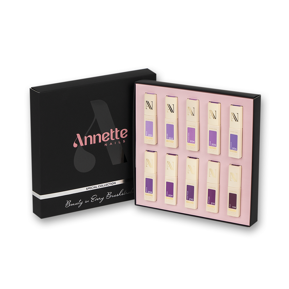 Colecția Lavender - Set Oje Semipermanente