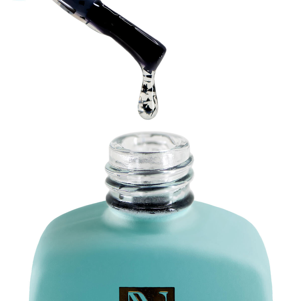 Top Coat AnnetteNails Shine black flakes 2 no wipe SF-02 - 12ml