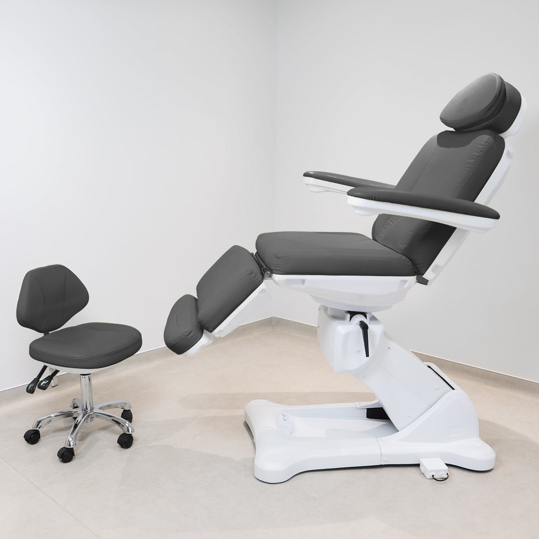 Pat Cosmetica Electric 4 Motoare + Scaun Hidraulic Tehnician - Gri