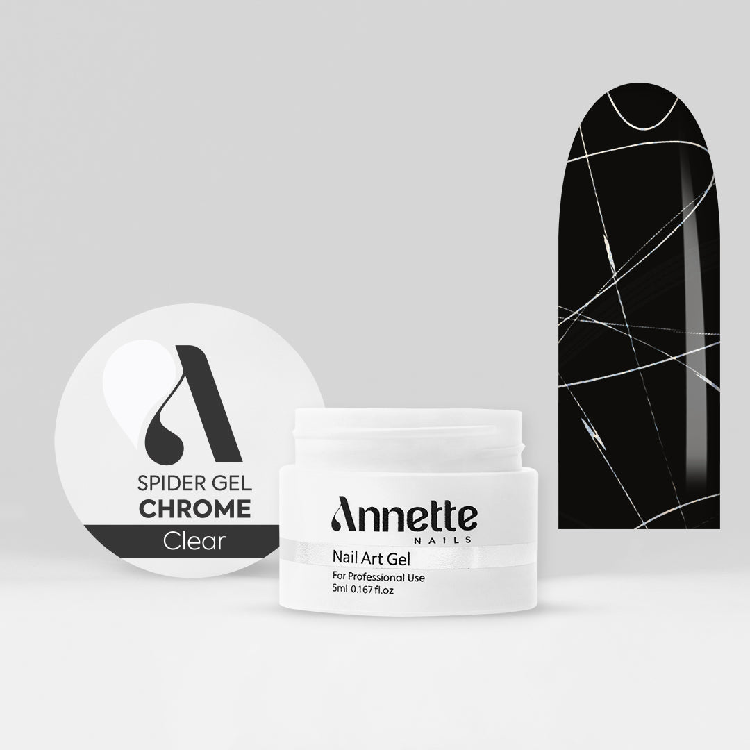 Spider Gel Chrome Clear - 5 ml Annette Nails GSC-01