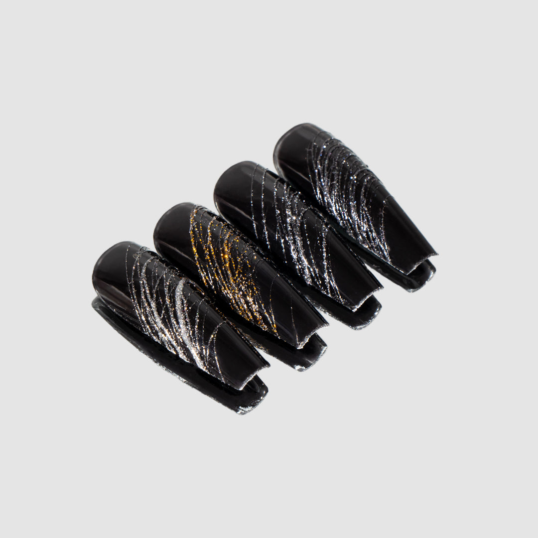 Spider Gel Reflective Black 04 - 5 ml Annette Nails