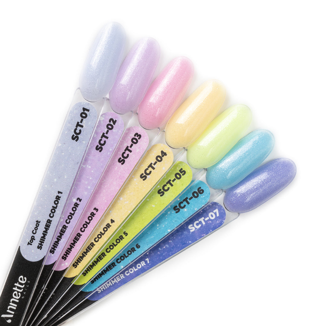 Top Coat Shimmer Color 4 SCT-04 - 8ml Annette Nails