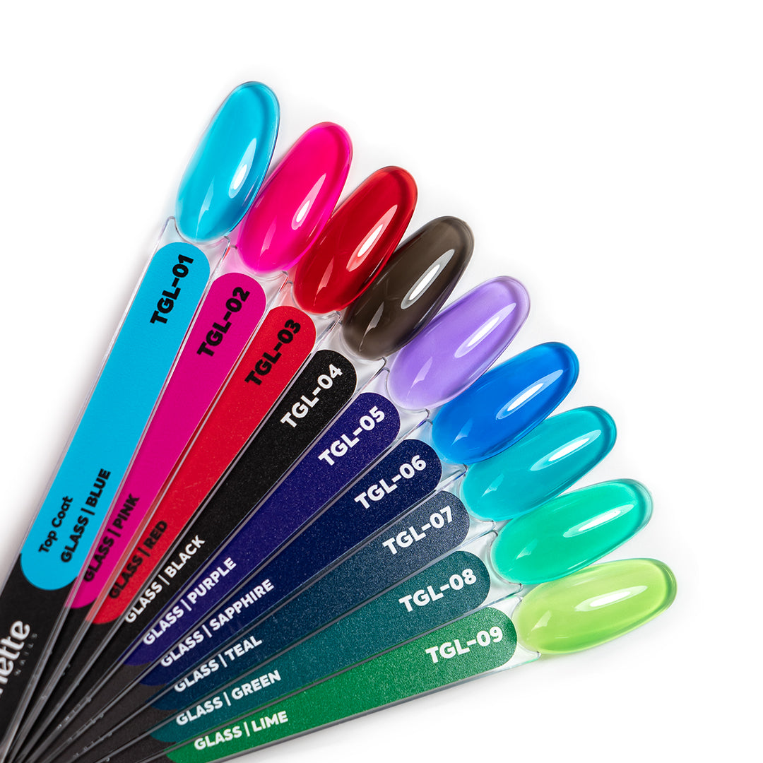 Top Coat Glass 1 Blue - 12ml Annette Nails TGL-01-12