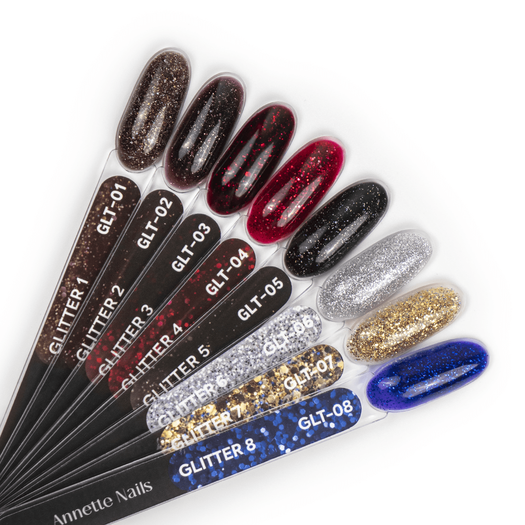 Oja Semipermanenta Glitter 4 GLT-04 - 8ml Annette Nails