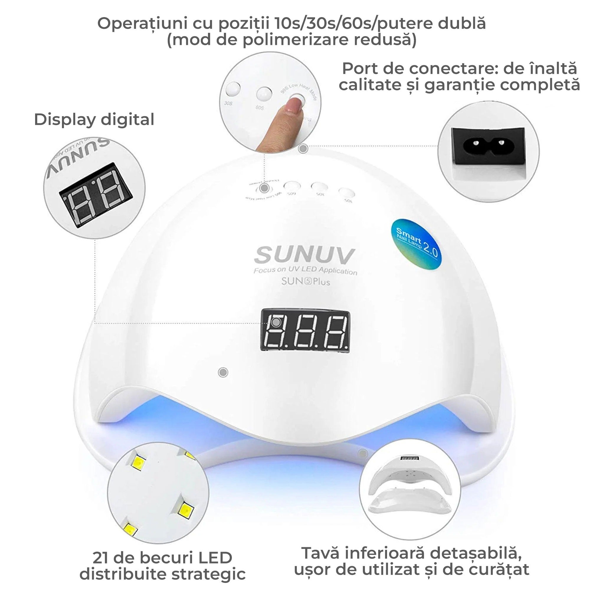 Lampă UV LED SUNUV SUN 5 Plus Smart 2.0