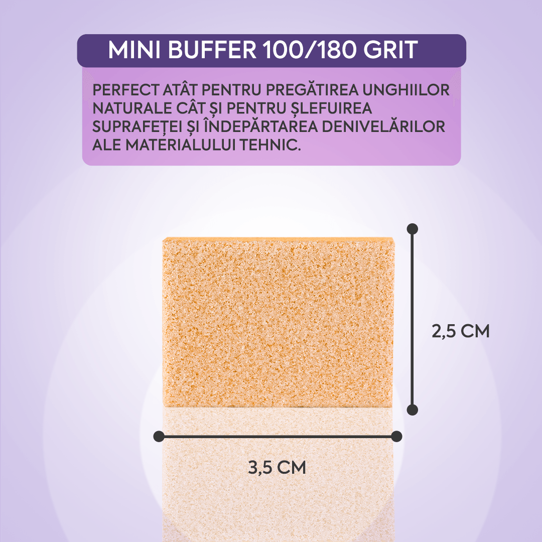 Set de Manichiura Annette Nails Mare - 180/180 grit (Portocaliu)