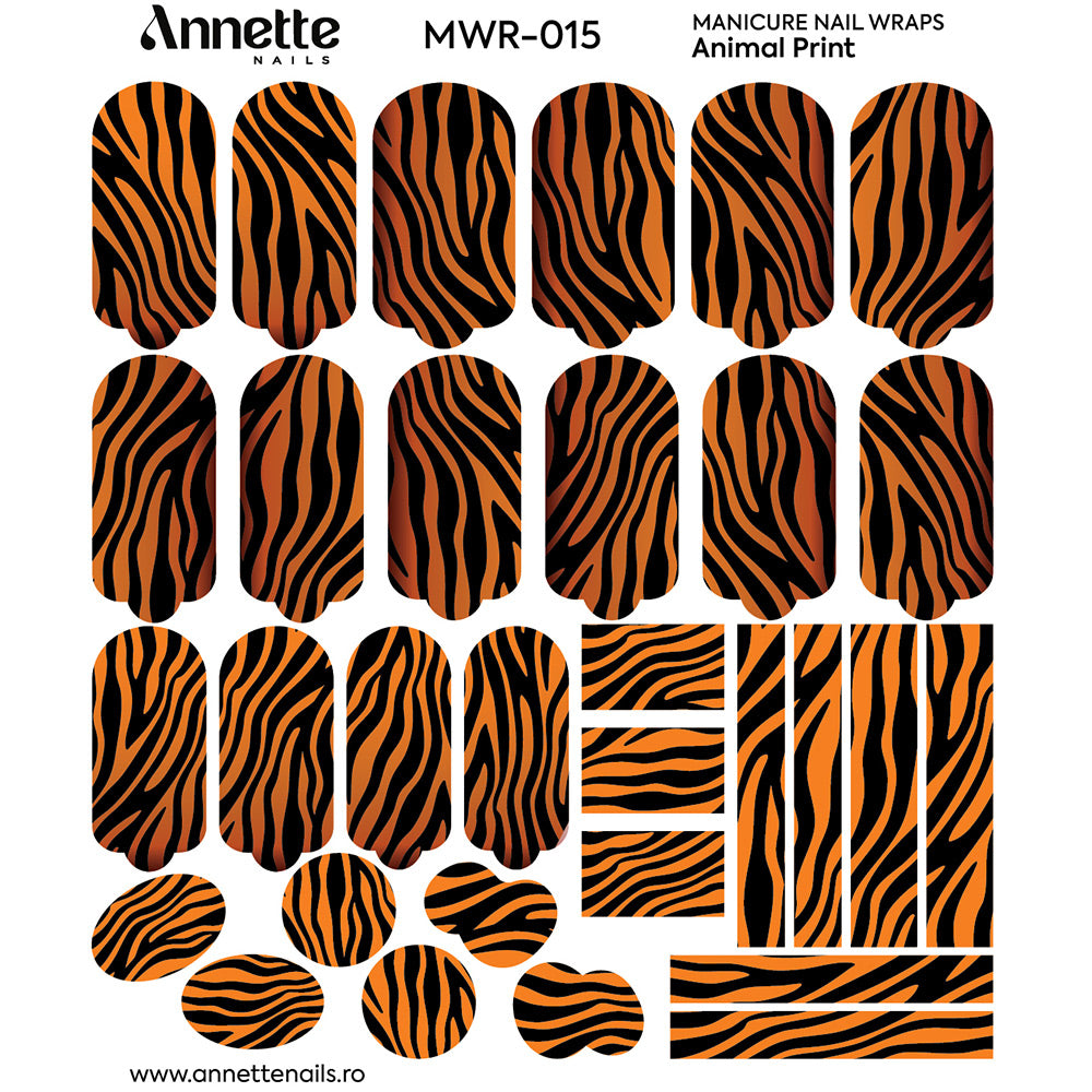 Nail Wraps Manichiura Animal Print 15 Annette Nails MWR-015